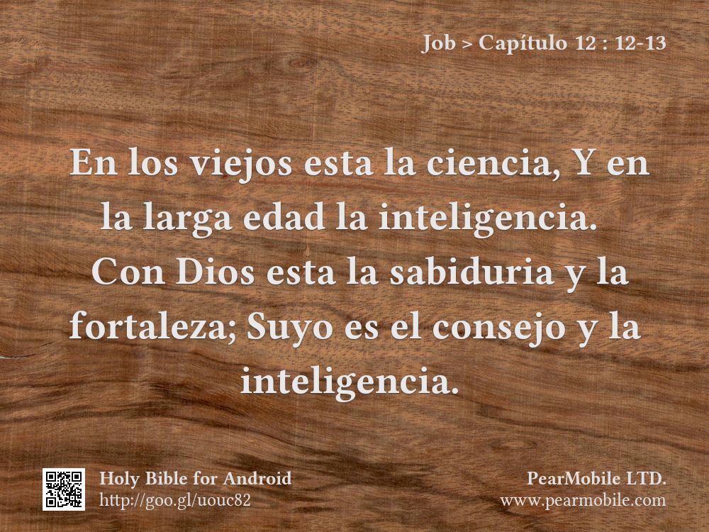 Job, Capítulo 12:12-13